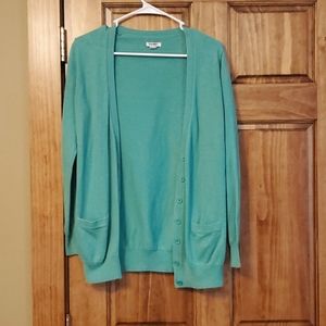 3/$5 Old Navy Cardigan Medium Green